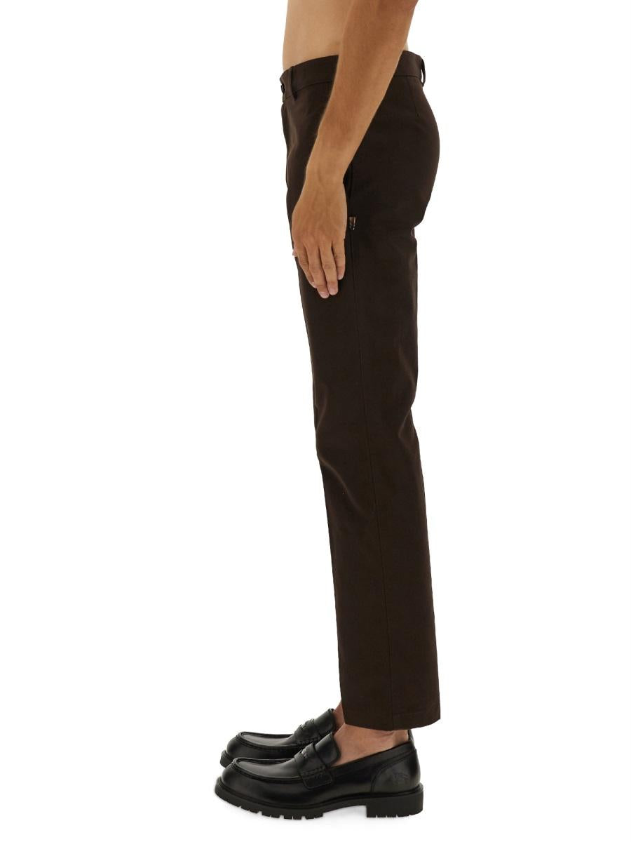 BURBERRY Black Wool Tailored Suit Pants for Men