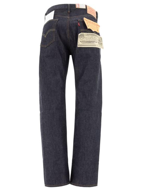 Levi's Men's Blue Denim Jeans 501550079 ORGANIC RIGID DOM