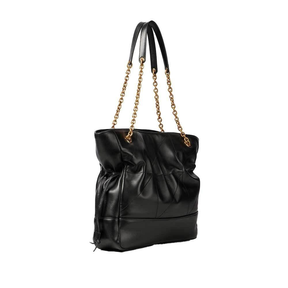 Saint Laurent Jamie Lambskin Tote Bag Black