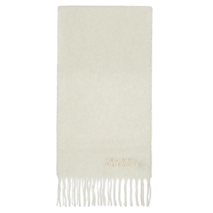 Isabel Marant Unisex Alpaca Scarf FIRNY Gray Wrap