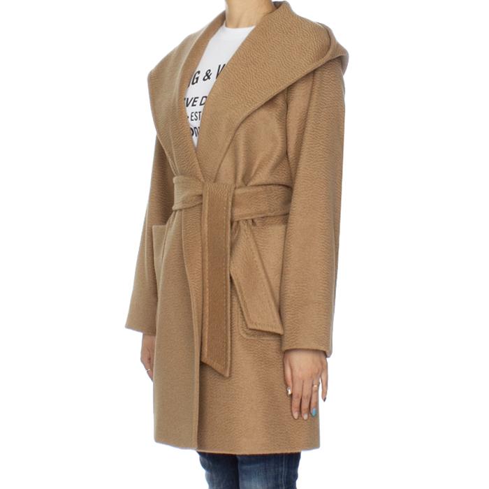 Max Mara RIALTO Hooded Belted Coat 21016022 000 001