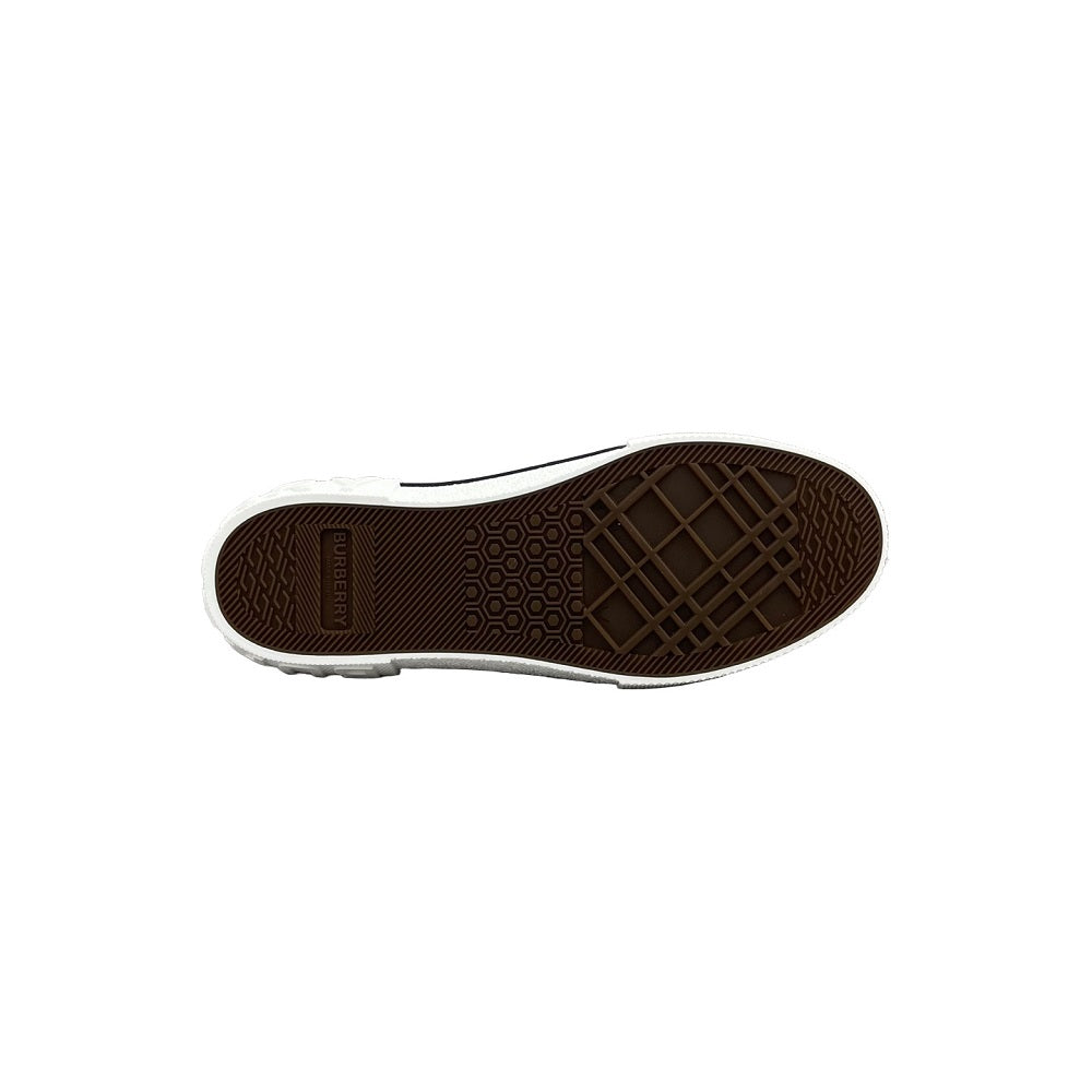 BURBERRY Vintage Check Cotton Men's Low-Top Sneakers 8049745
