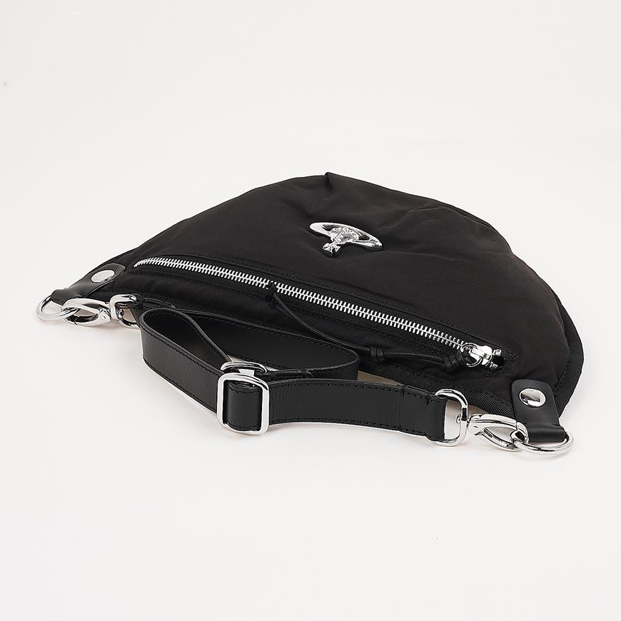 Vivienne Westwood Women’s City Bumbag Shoulder Bag Black Leather