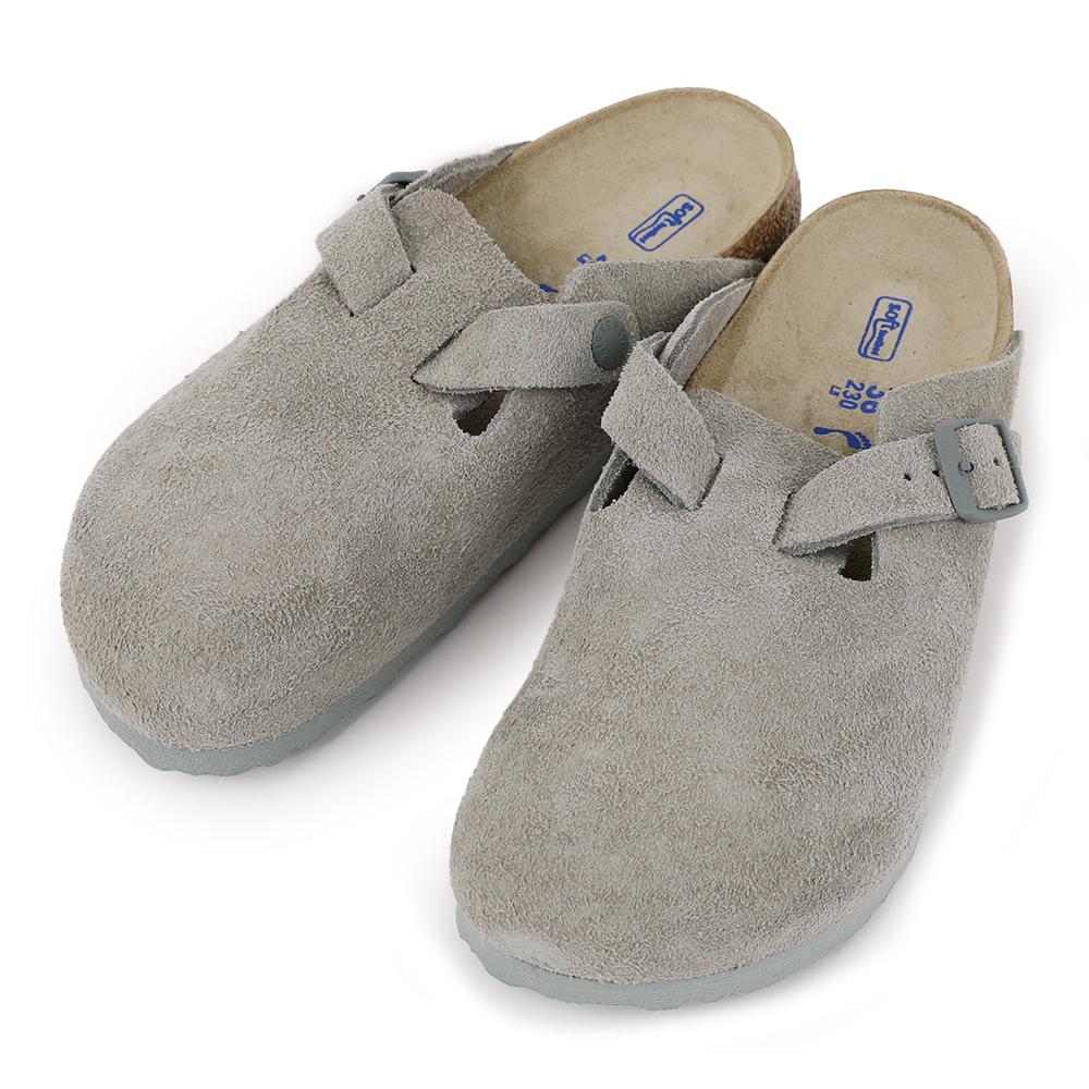 Birkenstock Boston BS Suede Sandals