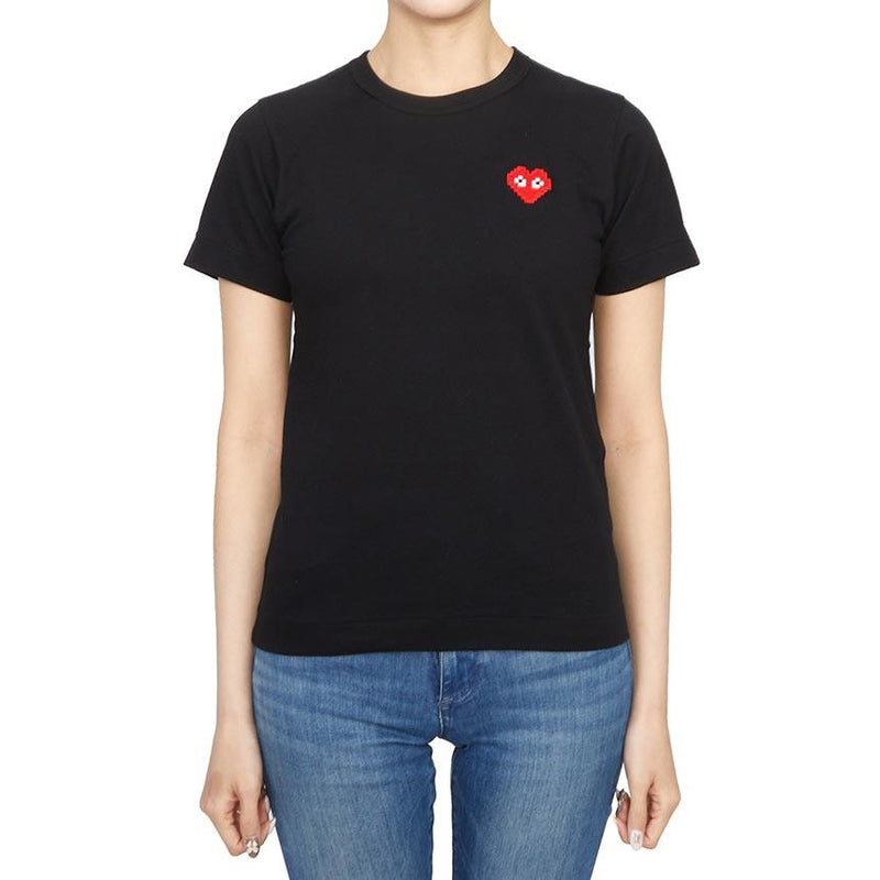 Comme des Garcons Invader Pixel Patch Women’s Short Sleeve T-Shirt AZ T321 051 1