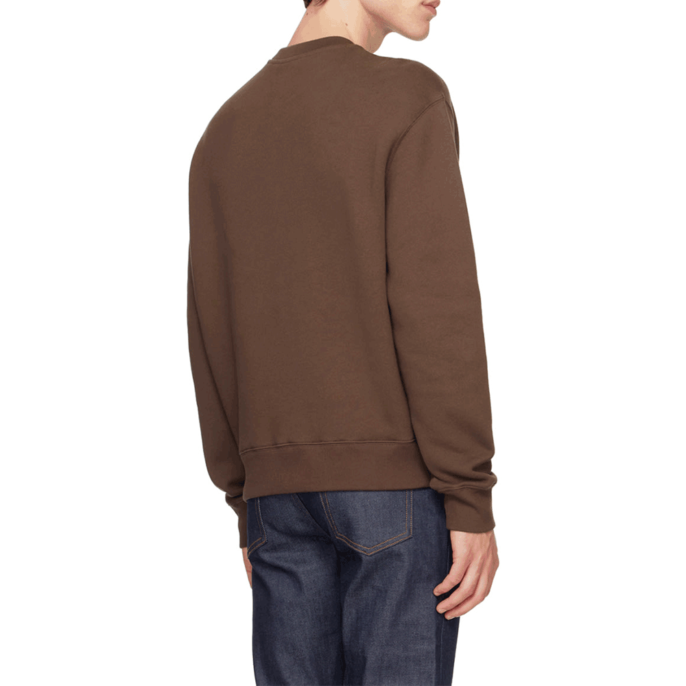 Maison Kitsune Bold Fox Fleece Sweatshirt Men Navy MM00316 KM0307 P296