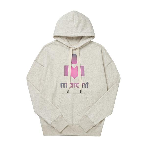 Isabel Marant Mansel Fleece Lined Women’s Hoodie Gray