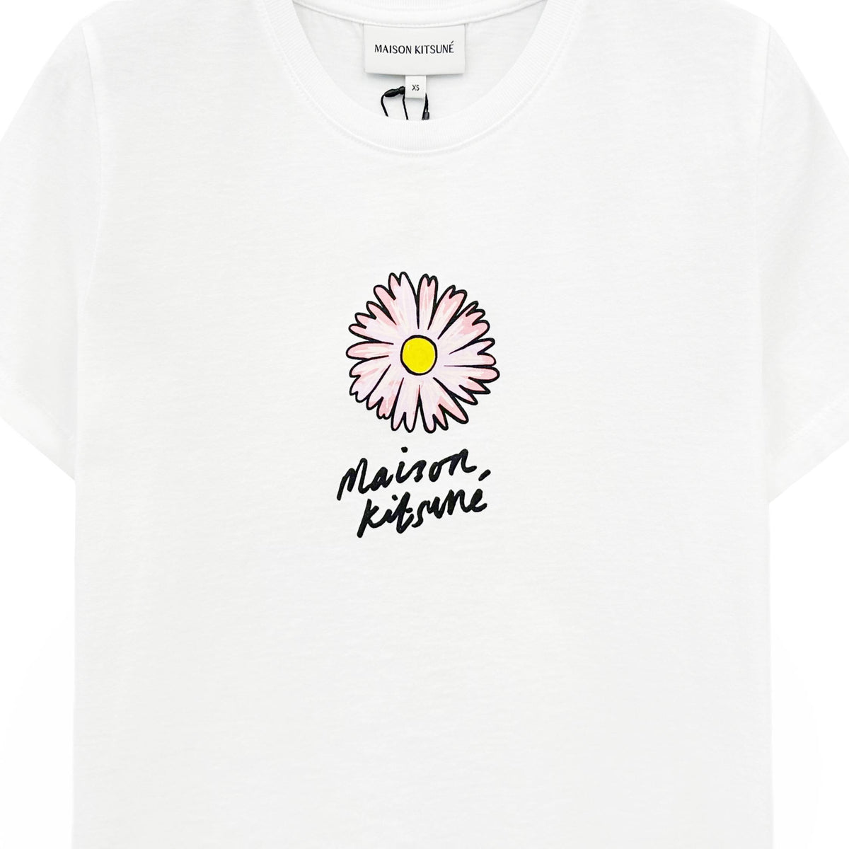 Maison Kitsune Floating Flower Baby Women’s Short Sleeve T-Shirt MW00123 P100
