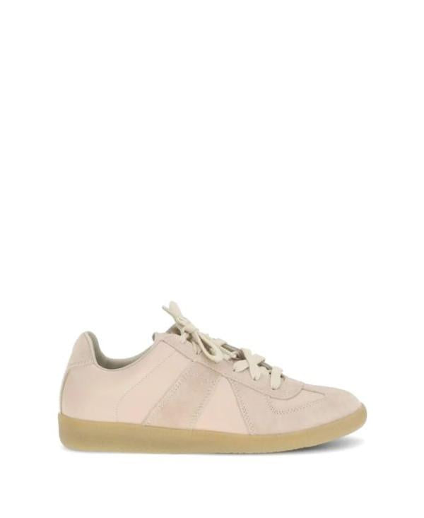 Maison Margiela Replica German Army Low-Top Sneakers White Leather