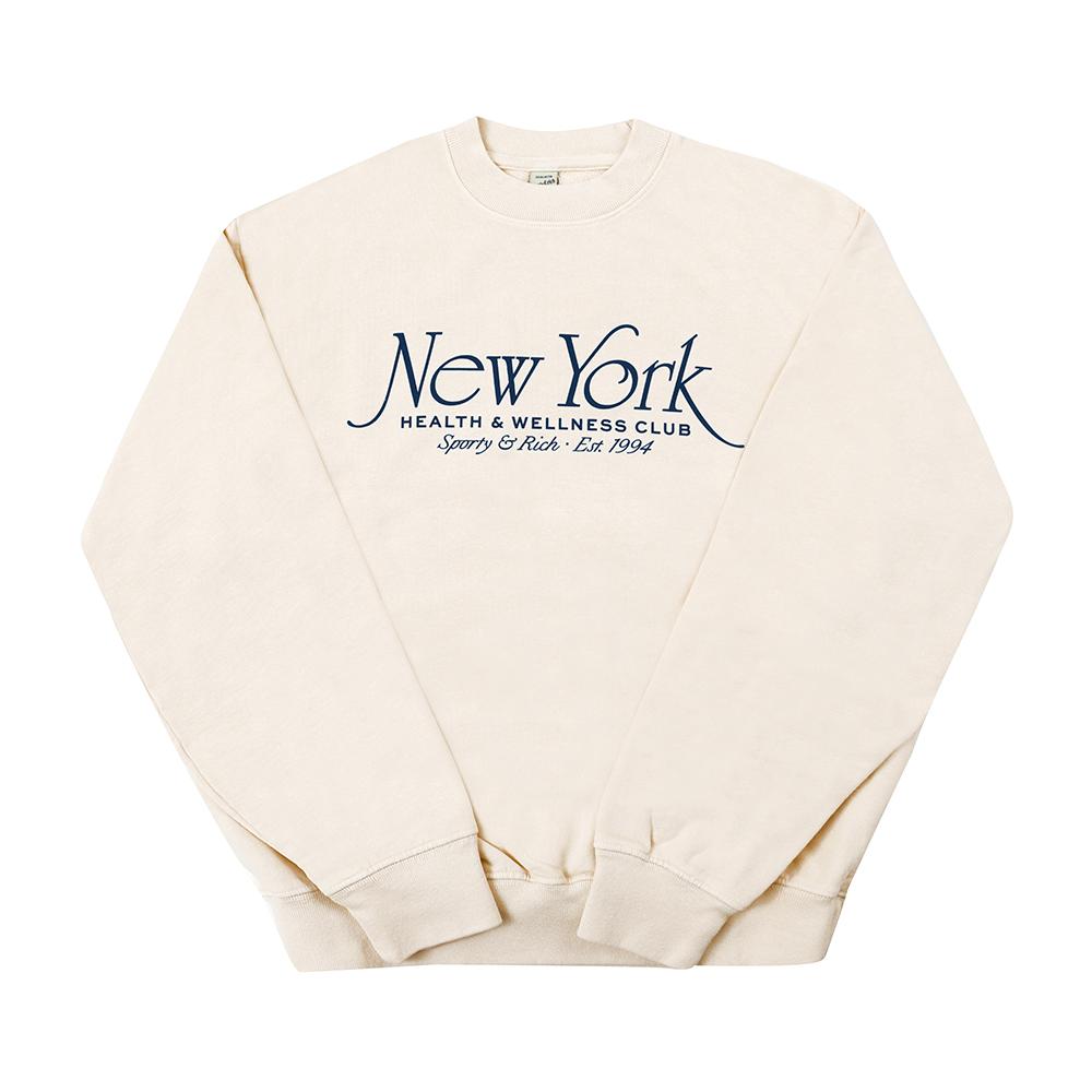 SPORTY&RICH Unisex Crewneck Sweatshirt WS067S409NC