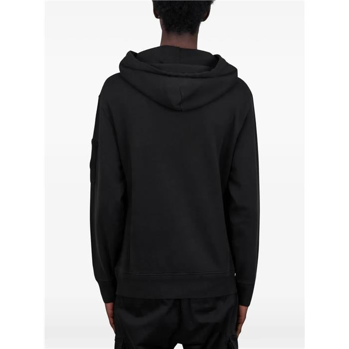 CP Company Lens Patch Cotton Fleece Hoodie Sweatshirt for Men
