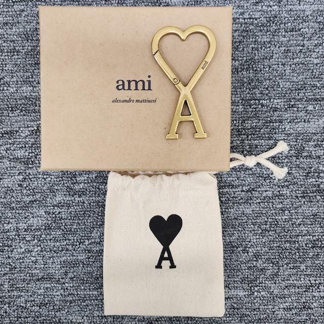 AMI Heart Logo Hook Keyring Key Holder Unisex Accessories UKR907 369 907