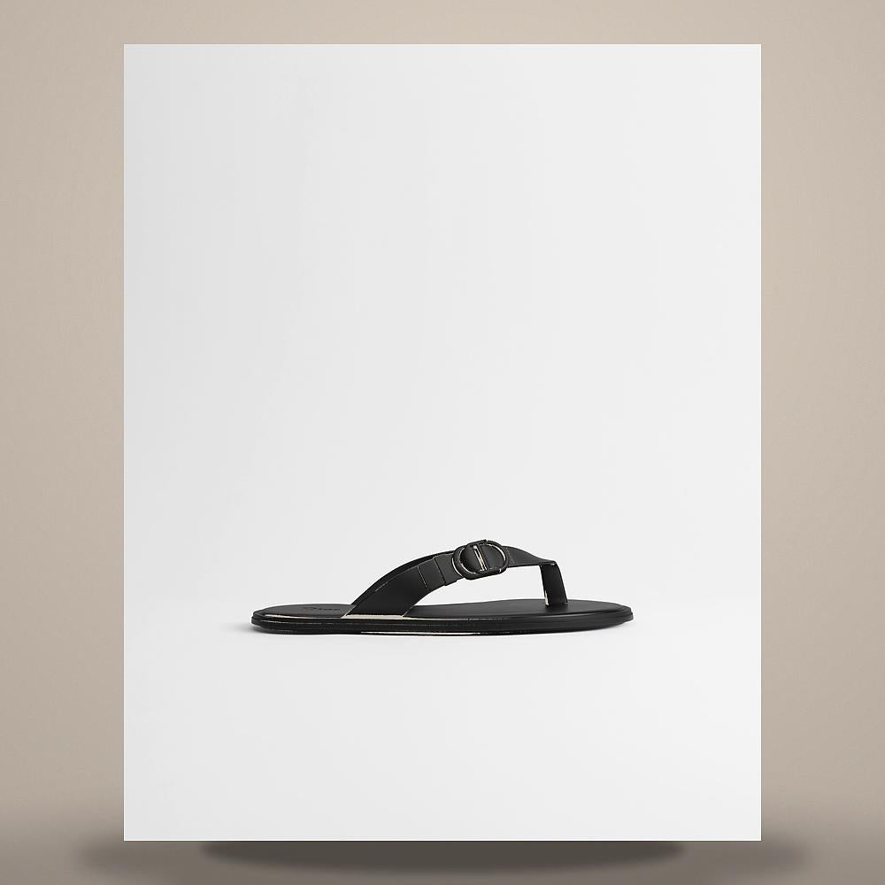 DIOR Dway Riva Rubber Sandals Black 3SA152ACG H900