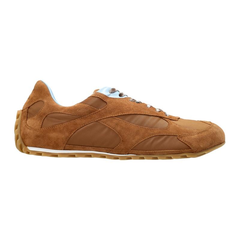 Bottega Veneta Orbit Flash Men’s Low-Top Sneakers Brown Leather