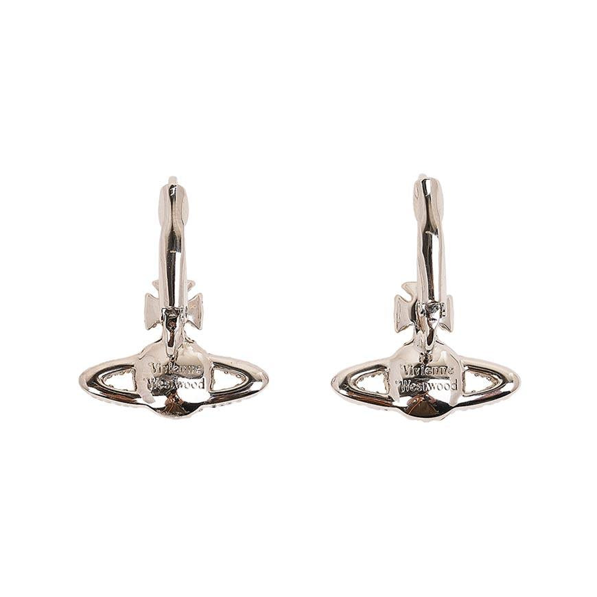 Vivienne Westwood Grace Bas Relief Earrings Silver-Tone