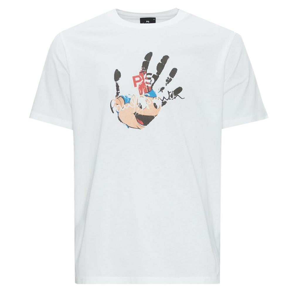 Paul Smith Men's Hand-Printed Logo T-Shirt M2R 011R MP4441 01