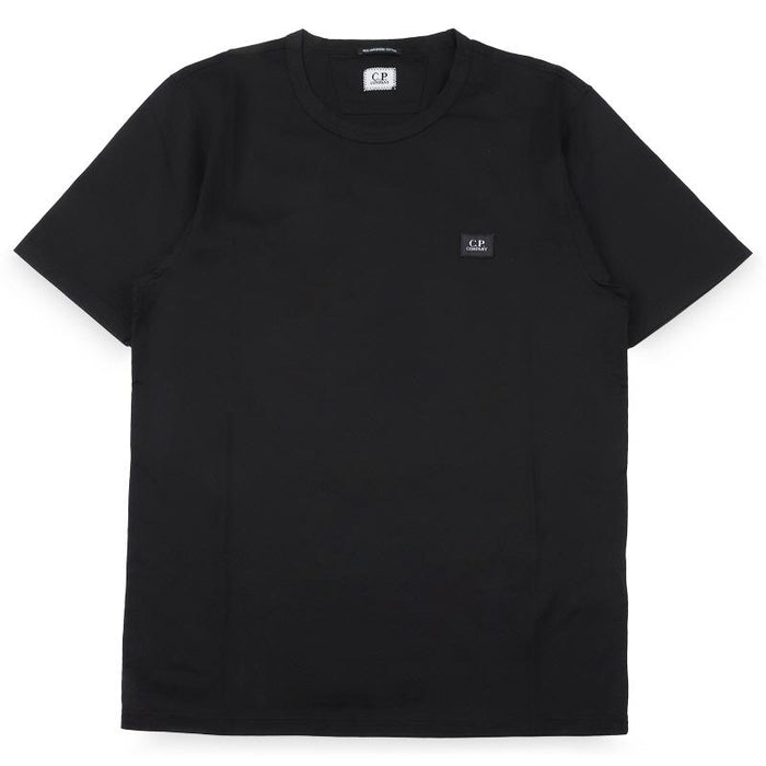 CP Company Men’s Metropolis Logo Short Sleeve T-Shirt Bla 20CMTS113A 006374G 999