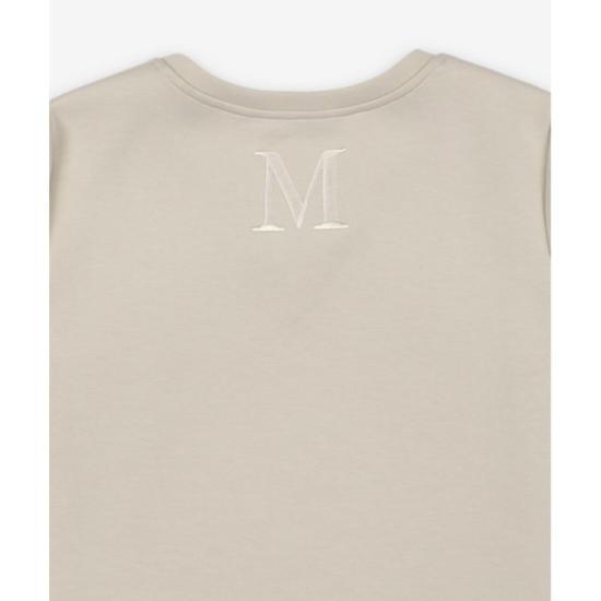 Max Mara White Long-Sleeve Sweatshirt Cotton Top 299760 21 001