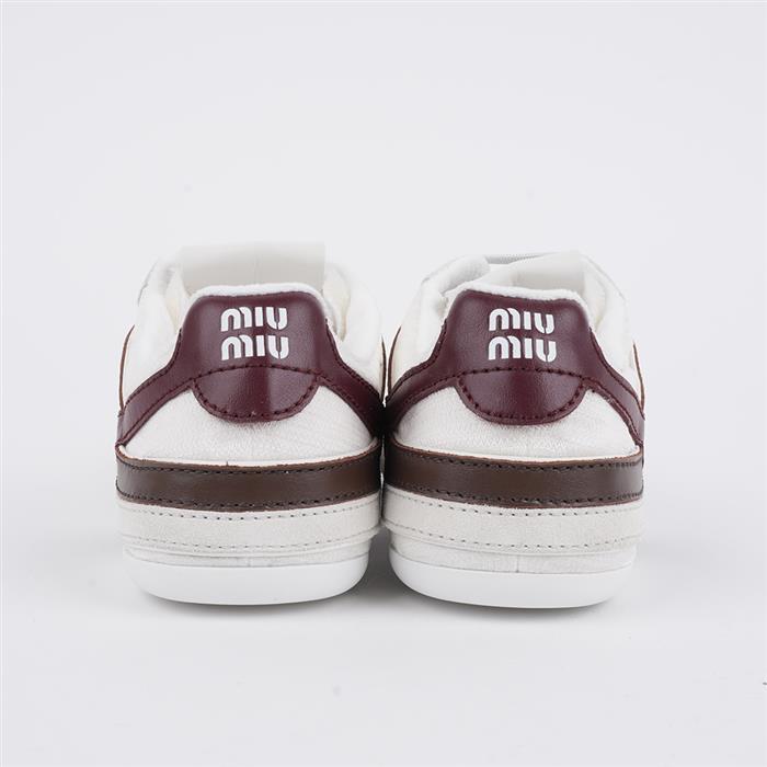 Miu Miu White Low-Top Sneakers