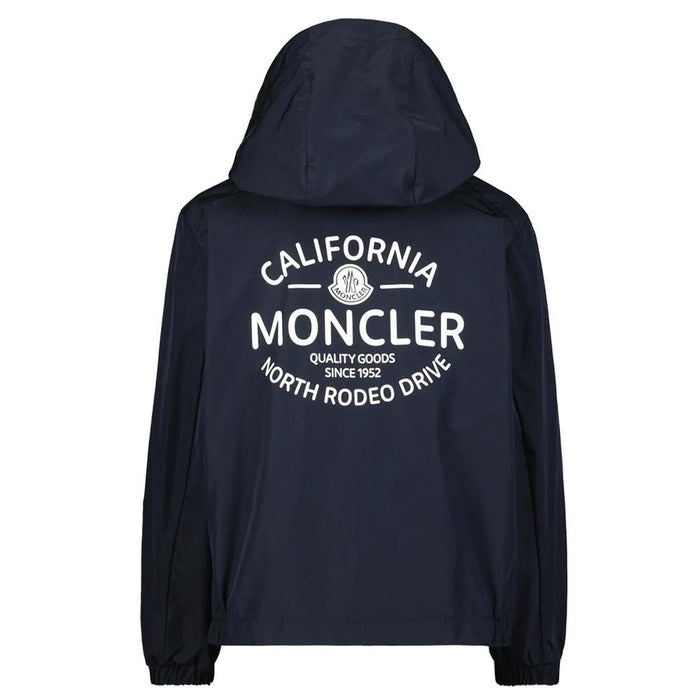 Moncler EBO Logo Hooded Jacket Women’s Navy
