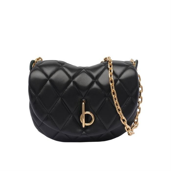 BURBERRY Quilted Leather Rocking Horse Shoulder Bag
