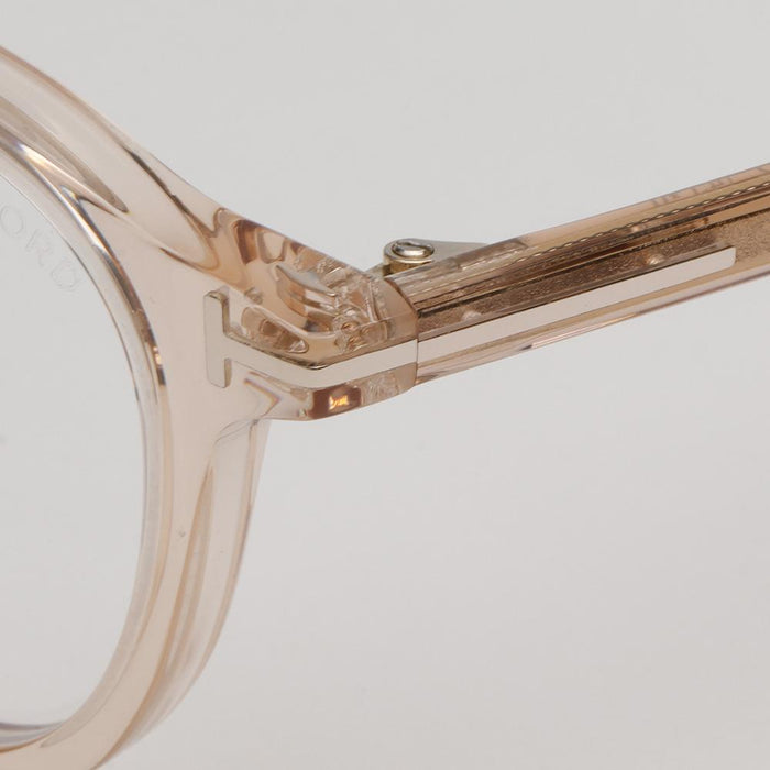 TOM FORD Blue Light Blocking Clear Acetate Eyeglasses Asian Fit TF5857DB 072
