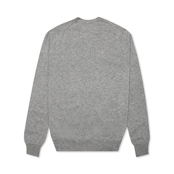 Comme des Garcons Grey Black Heart Unisex Cardigan