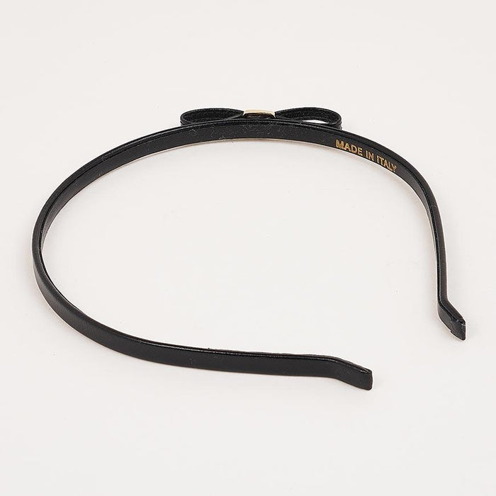 Ferragamo Mini Bow Headband Black Women’s