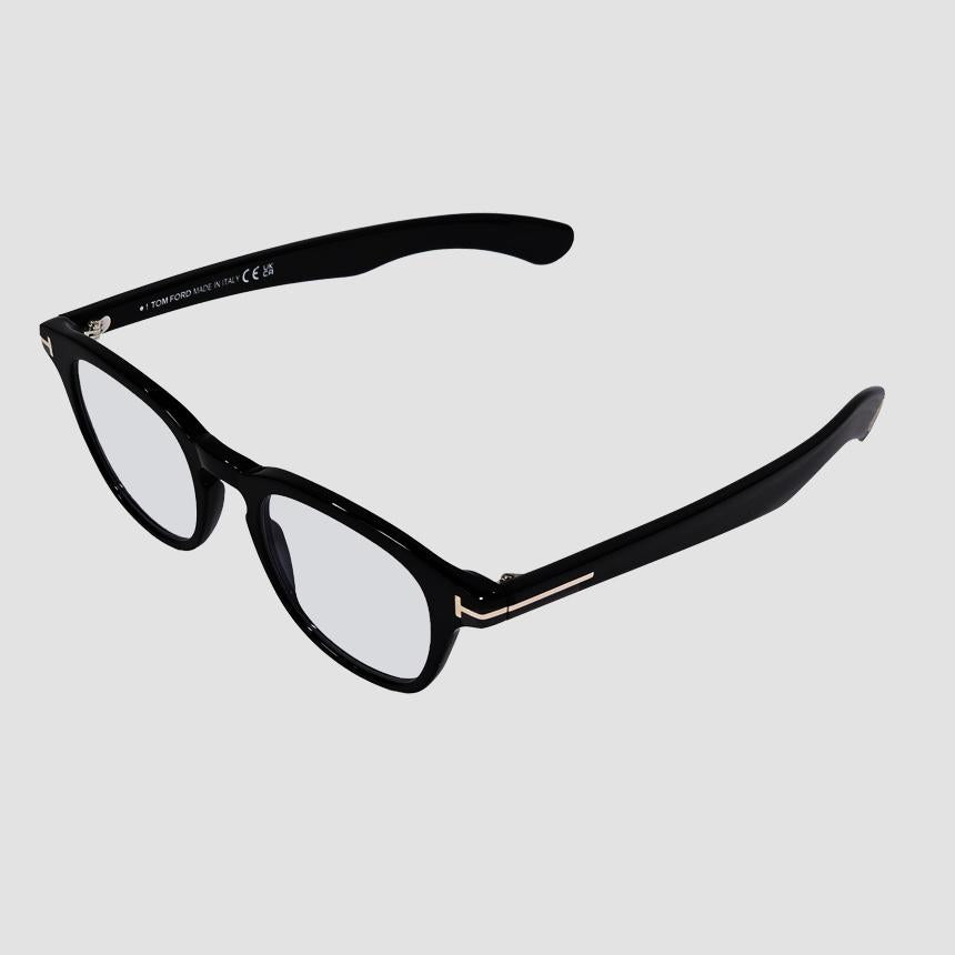 TOM FORD Blue Light Blocking Square Black Eyeglasses FT5976B 001