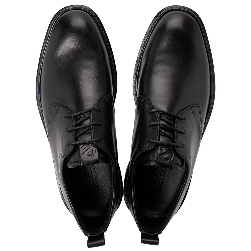 ecco ST 1 Hybrid Men’s Derby Shoes Black Leather