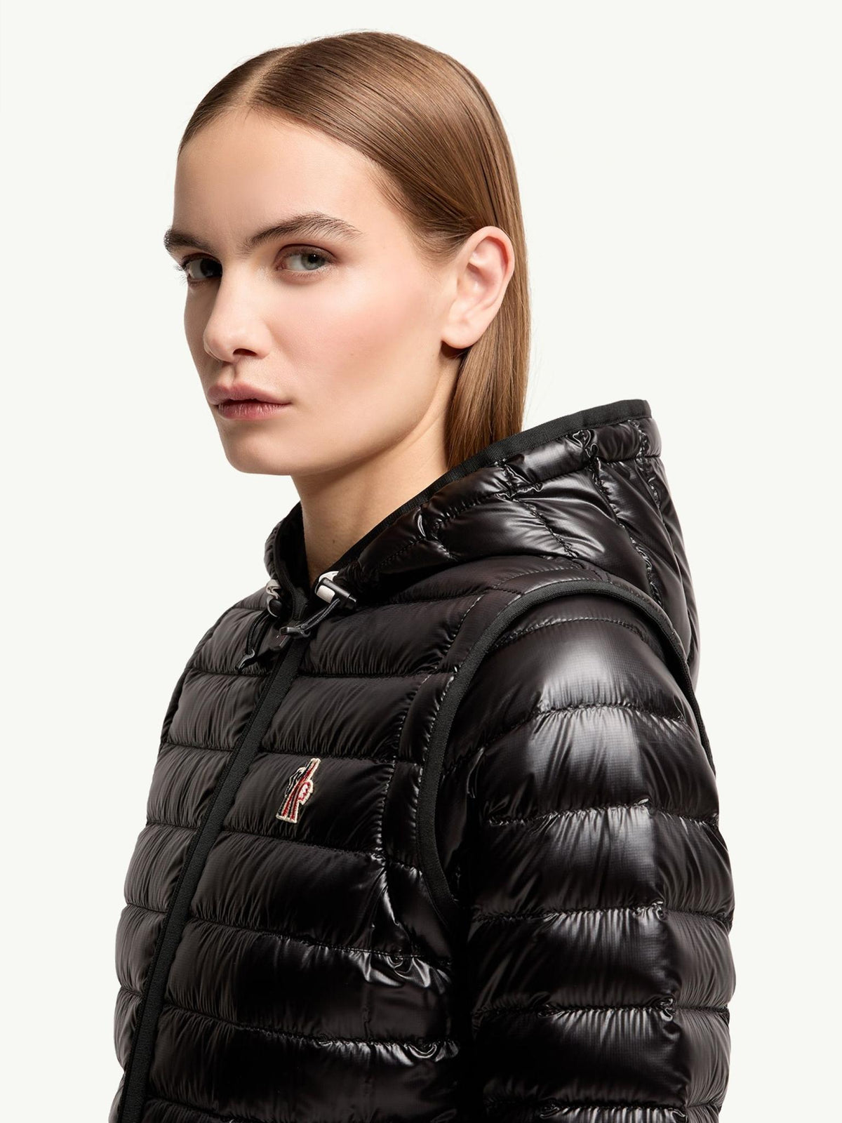 Moncler Black Down Puffer Jacket for Women