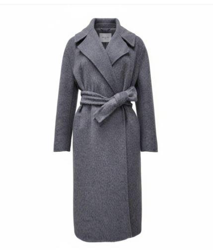 Max Mara Atelier Pacos Women’s Cashmere Long Coat Gray