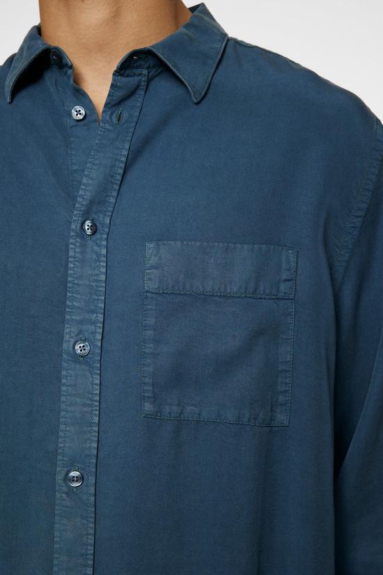 J LINDEBERG Men’s Long Sleeve Shirt FMST12605O551 KEY LARGO DOM