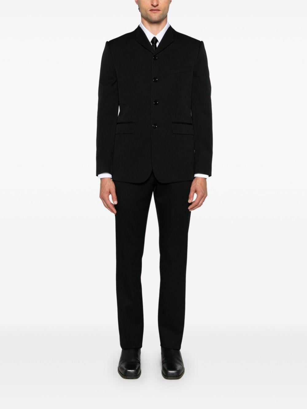 CELINE Black Wool Suit Jacket