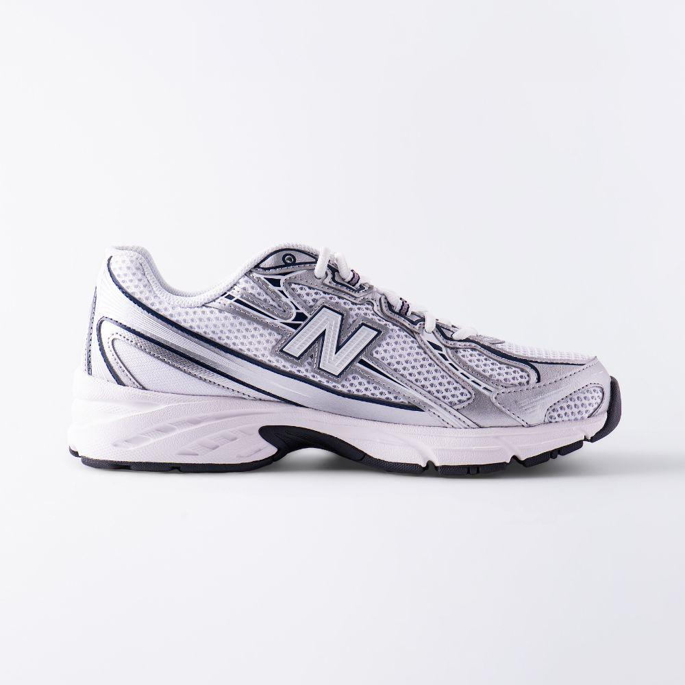 New Balance Navy White 740v2 Low-Top Sneakers for Men