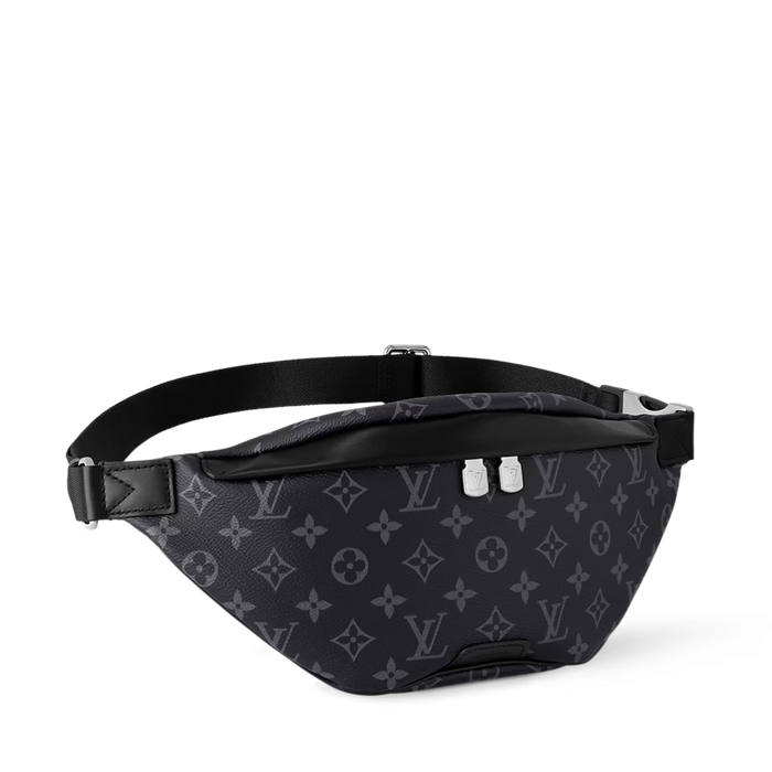 Louis Vuitton Discovery Bumbag PM Black Monogram Leather Crossbody Bag