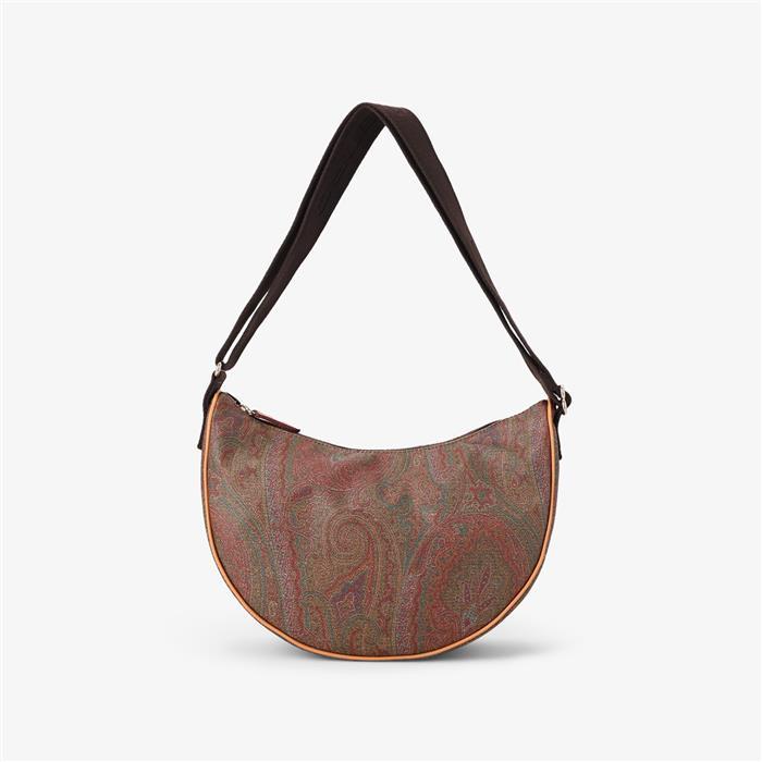 Etro Paisley Half Moon Hobo Crossbody Bag WP1B0014 AA054 R0369