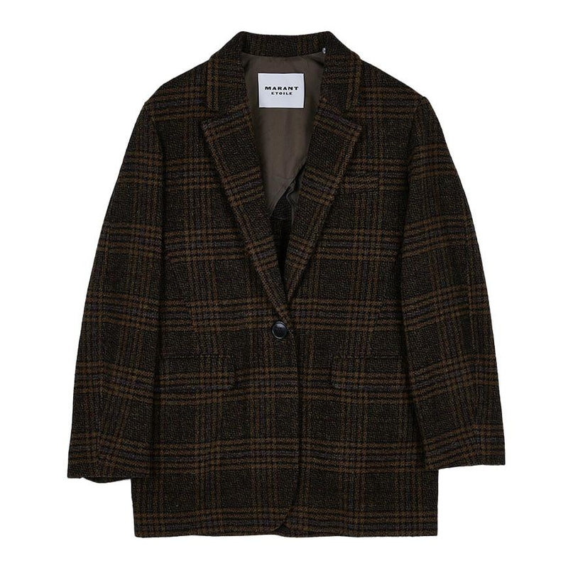 Isabel Marant Jessina Wool Blend Jacket Navy Women’s