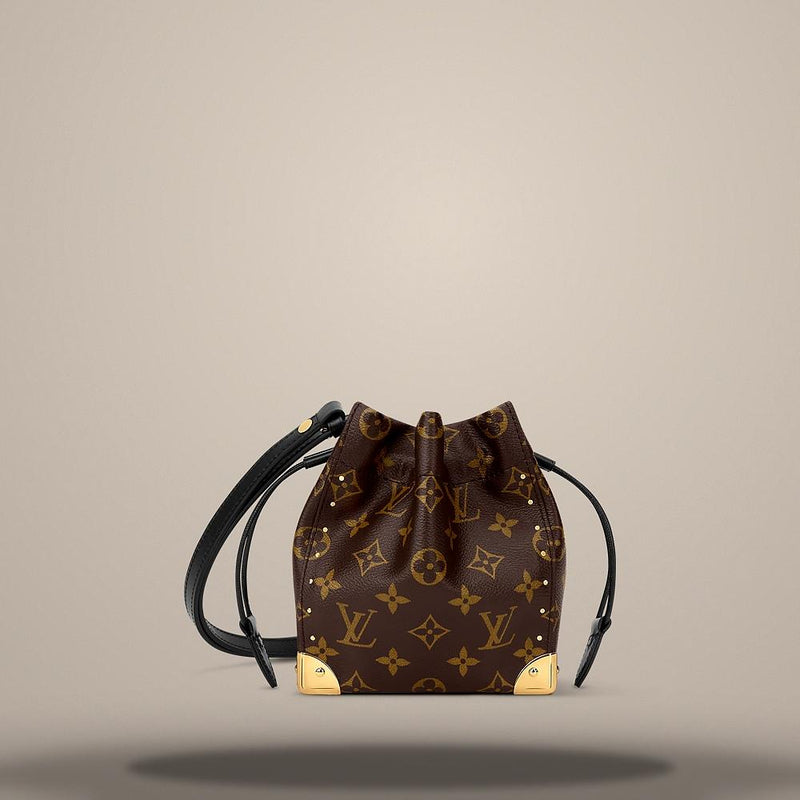 Louis Vuitton Monogram Coated Canvas Nano Noe Trunk Crossbody Bag M29323