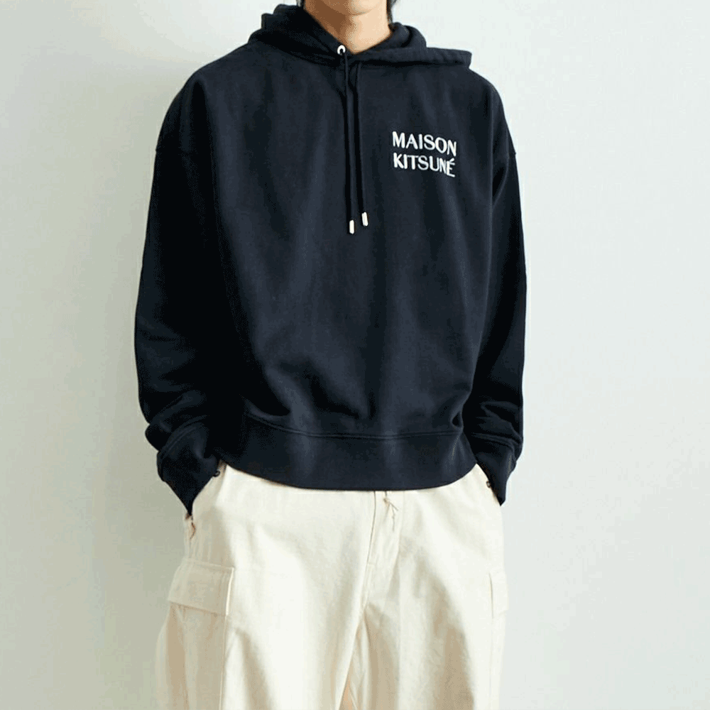 Maison Kitsune Waterfall Oversized Men’s Hoodie NM00705 KM0001 P199