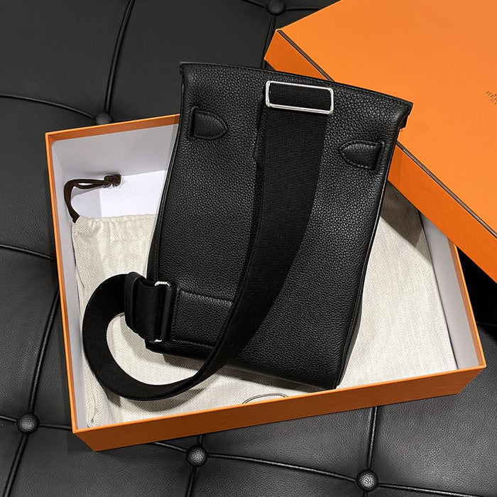 HERMES Hac A Dos PM Backpack Black Palladium Hardware Unisex