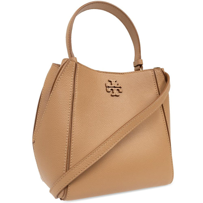 Tory Burch McGraw Small Bucket Bag Tiramisu Brown Tote