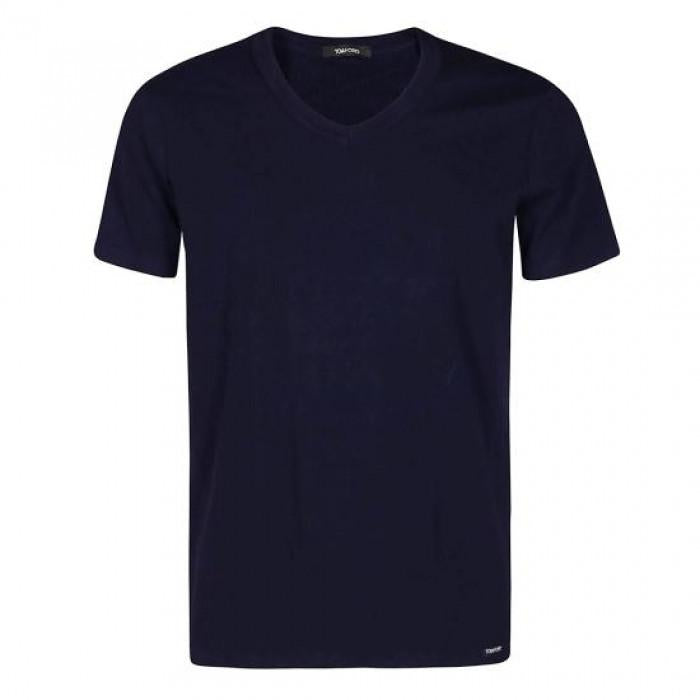 TOM FORD Men's V-Neck Short Sleeve T-Shirt