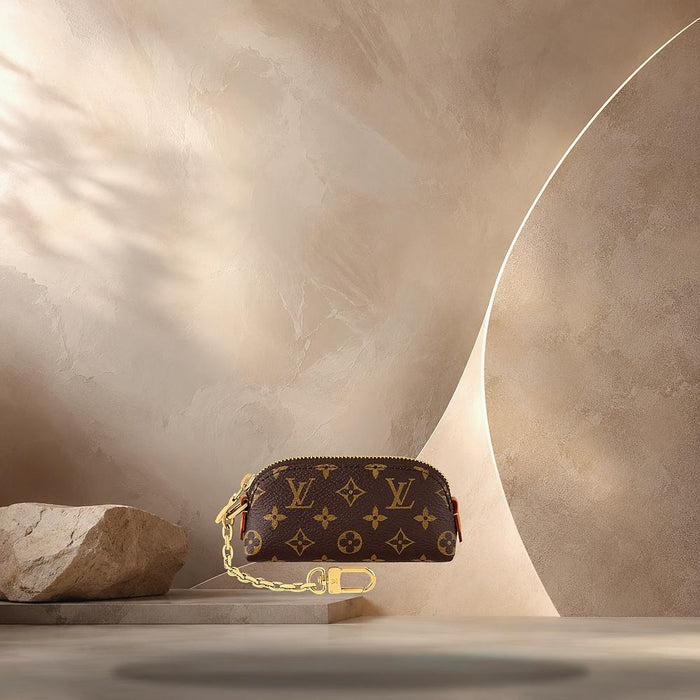 Louis Vuitton Monogram Canvas Cosmetic Lipstick Pouch Tote Bag