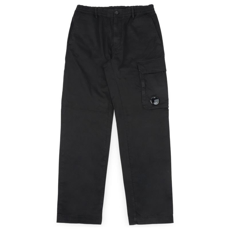 CP Company Men’s Stretch Pants with Lens Pocket Black Classi 20 CMPA135A 005694G