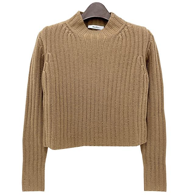 Max Mara ALOA Wool Cashmere Cropped Crewneck Sweater 2421366022600 003