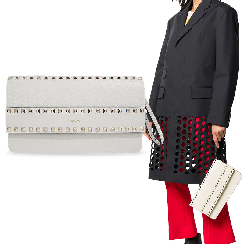 VALENTINO Rockstud Clutch UW2B0E80 YRK ML8