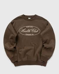 SPORTY&RICH Chocolate Cream Long Sleeve Sweatshirt ST071511 079BR 03
