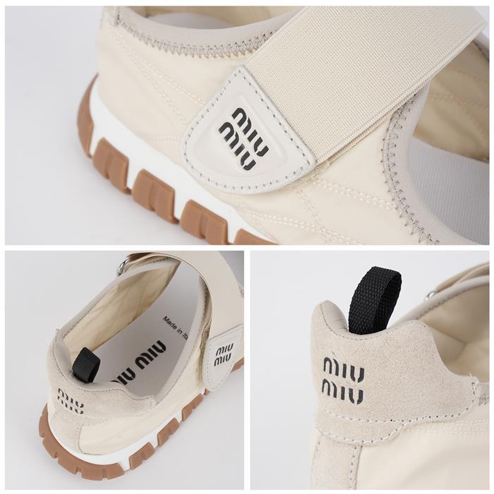 Miu Miu Technical Suede Ballerina Sandals 5F416E D7C F0304