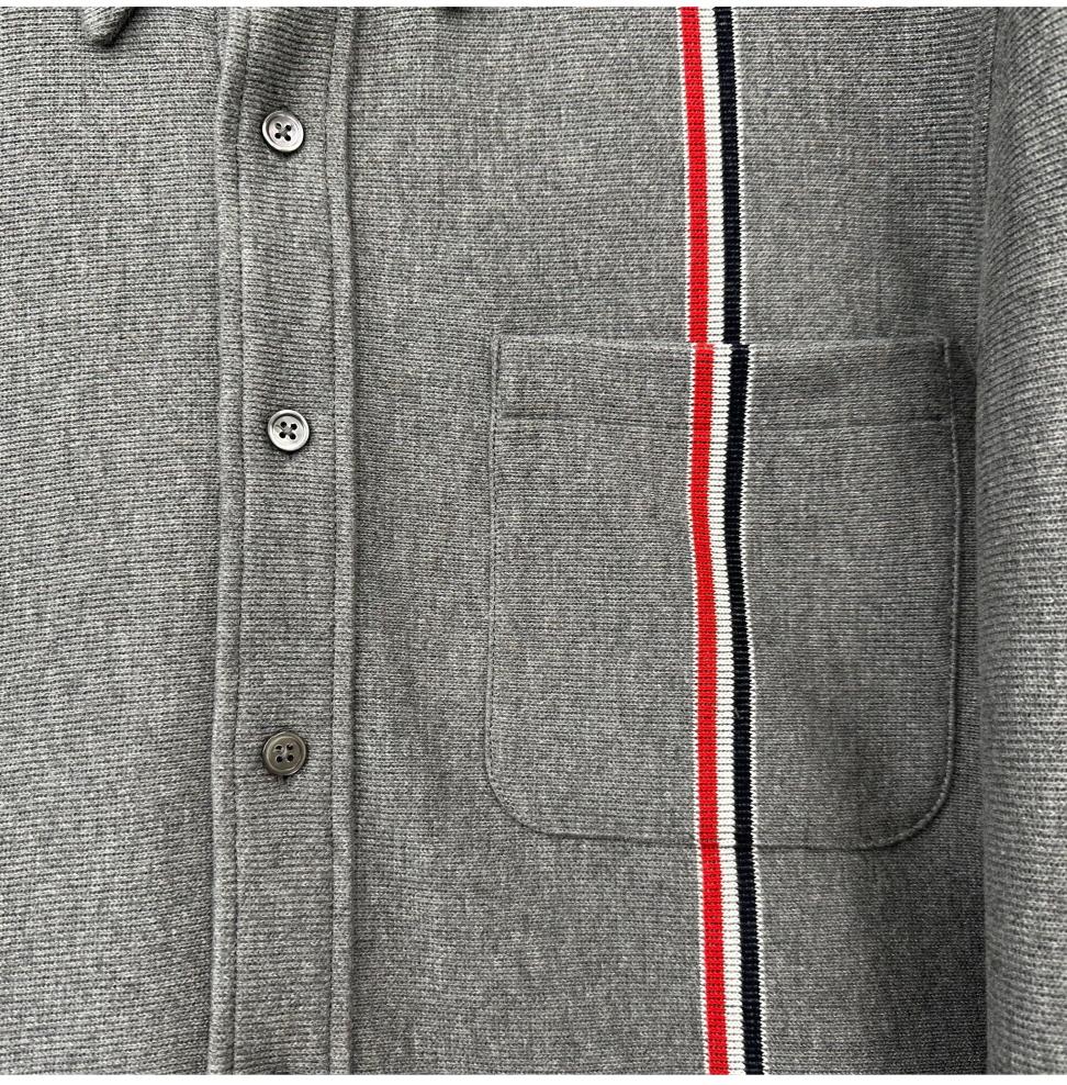 THOM BROWNE Double-Face Button Jacket for Men MJT497A 035